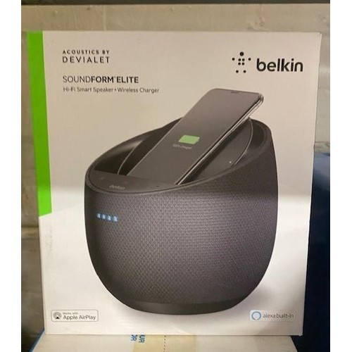 465 - BOXED BELKIN SOUNDFORM ELITE SMART SPEAKER (NEW) W/O