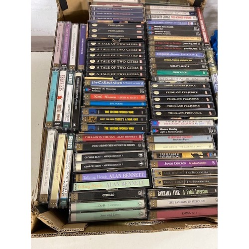 121 - BOX OF AUDIO TAPES