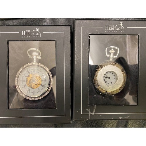 247 - 2 BOXED POCKET WATCHES