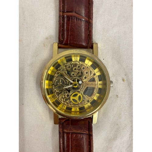 268 - GENTS SKELETON WATCH (GWO)