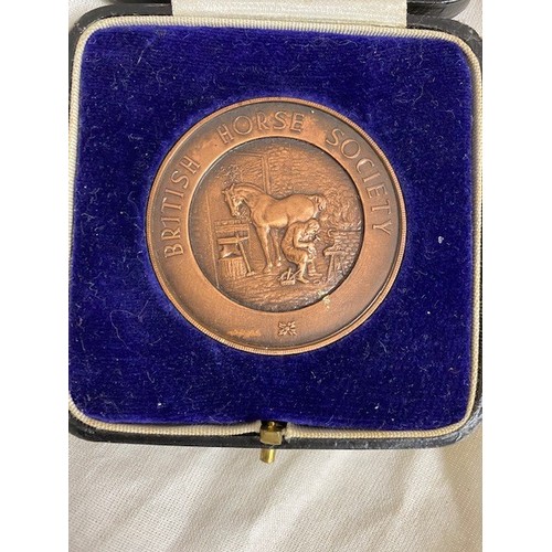 277 - CASED HORSE SOCIETY COIN