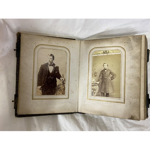 343 - VINTAGE PHOTOGRAPH ALBUM & PHOTOS