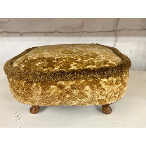 456 - UPHOLSTERED FOOTSTOOL