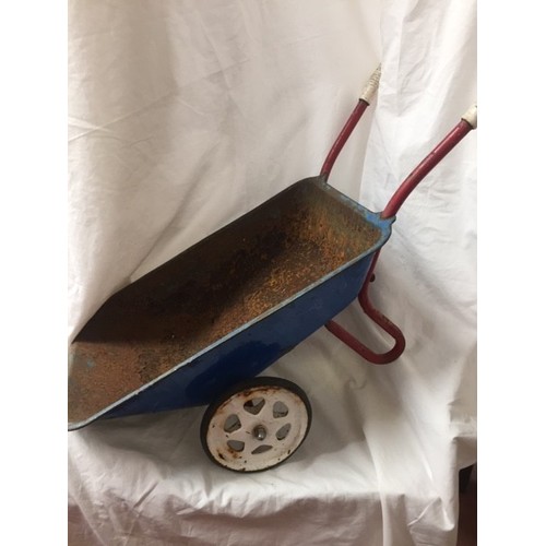 25 - CHILD'S RETRO WHEELBARROW