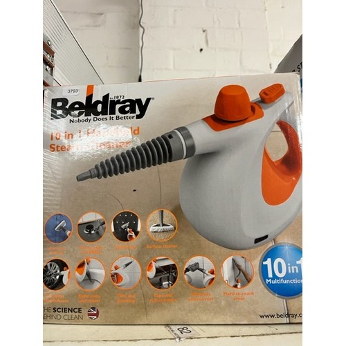 80 - BOXED BELDRAY 10-in-1 HANDHELD STEAM CLEANER(GWO)