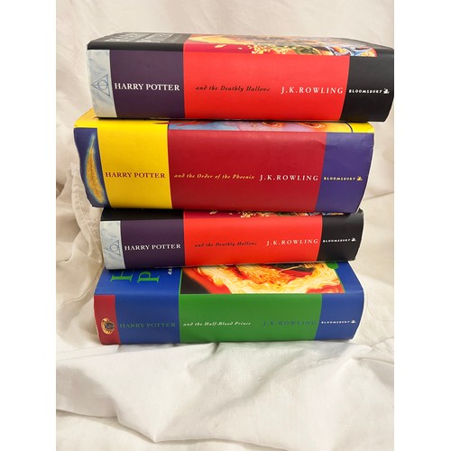 41 - 4 FIRST EDITION HARRY POTTER BOOKS