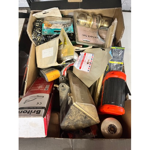 130 - BOX OF GARAGE ITEMS