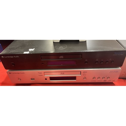 244 - CAMBRIDGE AUDIO TOPAZ C10 COMPACT DISC PLAYER & CAMBRIDGE AZUR 650BD COMPACT DISC PLAYER(A/F POWERS ... 