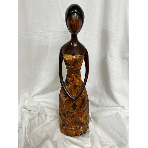 223 - CARVED WOOD FIGURE