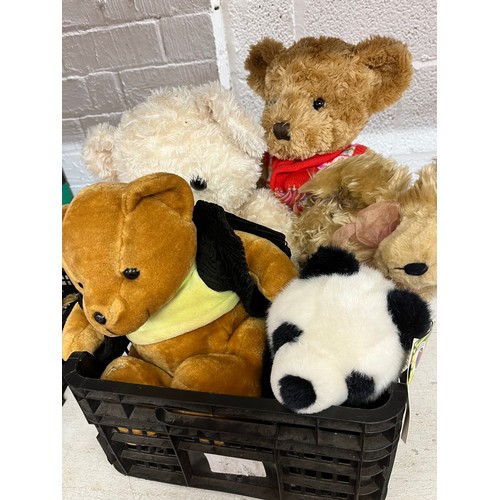 39 - 5 PLUSH TEDDIES INCL HARRODS