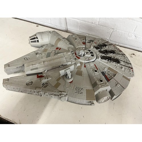 55 - LARGE STAR WARS MILLENNIUM FALCON MODEL SPACE SHIP