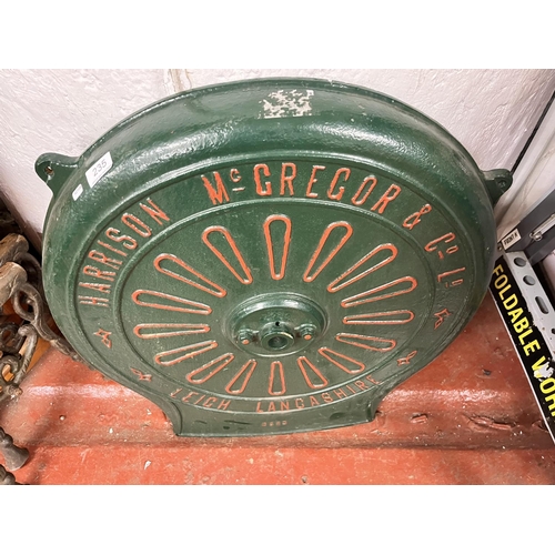 235 - LARGE CAST IRON CIRCULAR 'HARRISON MCGREGOR' COVER