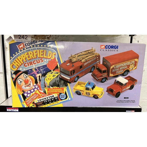 242 - BOXED CORGI CLASSICS 'CHIPPERFIELDS CIRCUS' SET