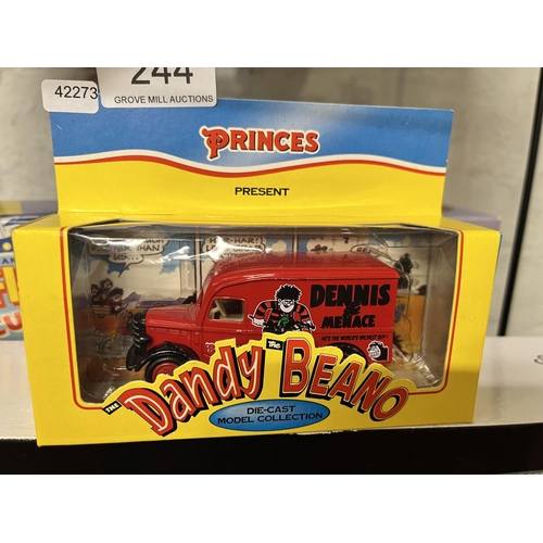 244 - BOXED DANDY & BEANO 'DENNIS THE MENACE' VAN