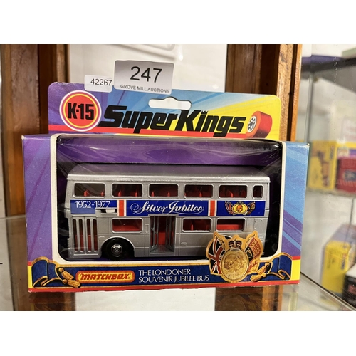 247 - BOXED K15 CORGI 'THE LONDON SOUVENIR  SILVER JUBILEE BUS