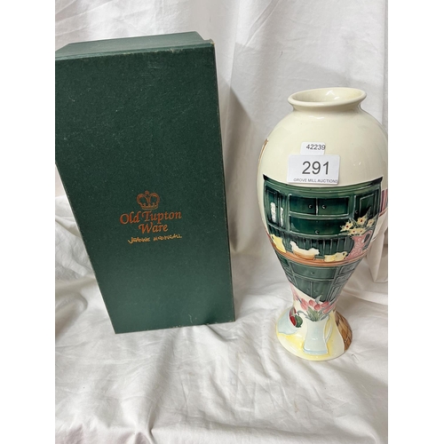 291 - BOXED OLD TUPTON WARE JOANNE MCDOUGALL VASE