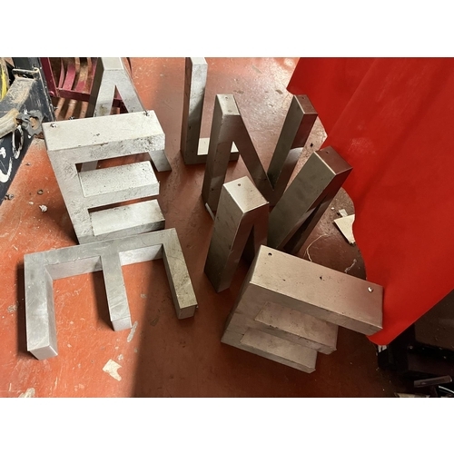 227 - 7 STAINLESS STEEL LETTERS