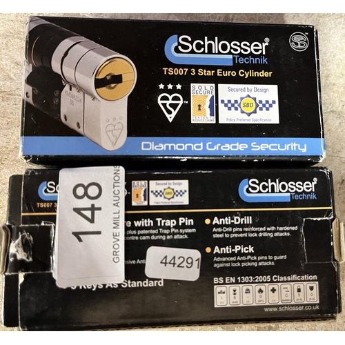 148 - 2 SCHLOSSER TECHNIK DOOR LOCKS (NEW)