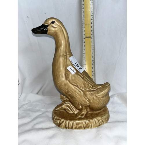 167 - TALL SYLVAC DUCK FIGURE