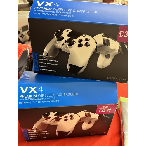 282 - 5 GIOTECK VX4 WIRELESS CONTROLLERS (A/F)