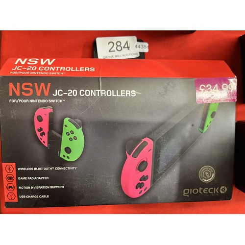 284 - BOXED GIOTECK NSW JC-20 CONTROLLERS (A/F)