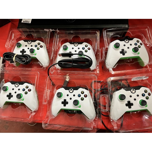 292 - 6 PDP WIRED CONTROLLERS FOR XBOX (A/F)