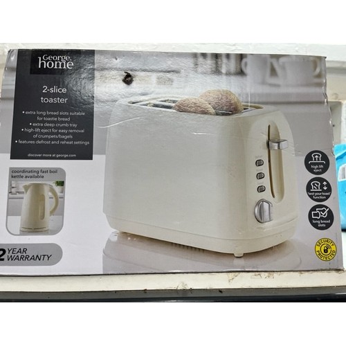 45 - BOXED 2-SLICE TOASTER (A/F)