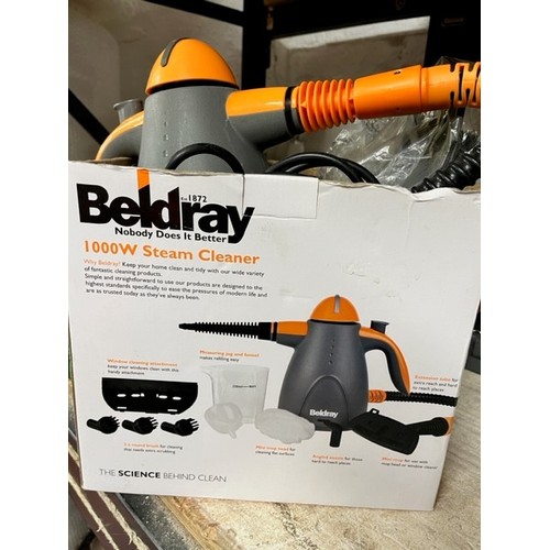 150 - BOXED BELDRAY STEAM CLEANER (A/F)