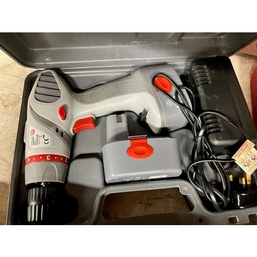 152 - CASED PERFORMANCE POWER CORDLESS DRILL (A/F)