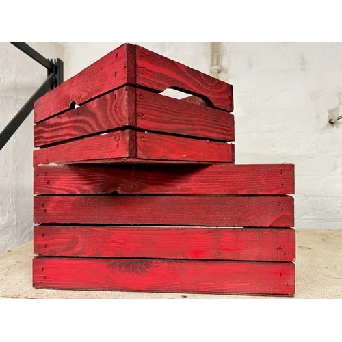 103 - 2 WOODEN CRATES