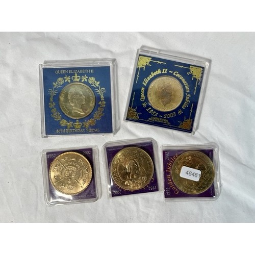 145 - 5 COMMEMORATIVE COINS