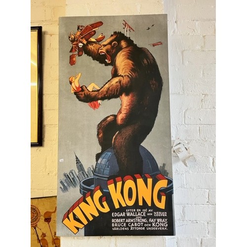 9 - KING KONG PRINT ON CANVAS