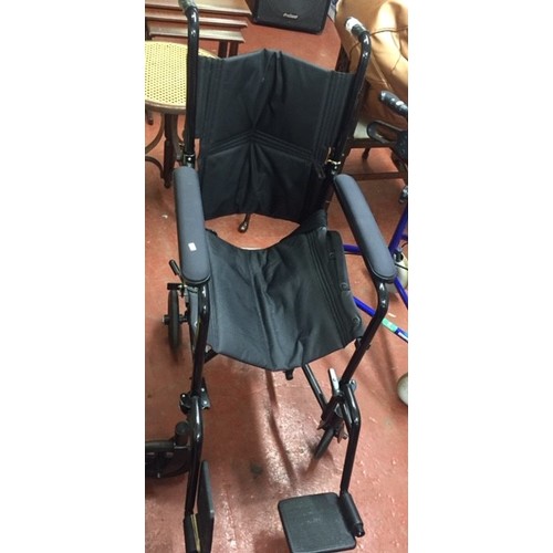 37 - FOLDING WHEELCHAIR