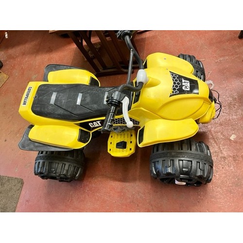 38 - BATTERY POWERED 'CATERPILLAR'  QUAD WITH CHARGER