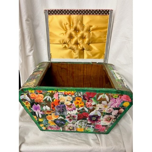 151 - ORNATE SEWING/WORK BOX