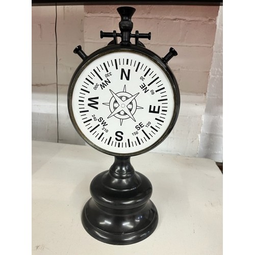 203 - REPRODUCTION JAMES McCABE & Co, LONDON 'NAUTICAL' DESK WORLD CLOCK