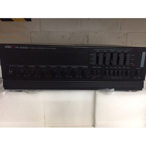 268 - INTER-M PA-6000A PUBLIC ADDRESS AMPLIFIER (A/F)