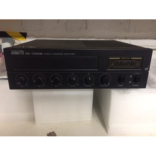 269 - INTER-M PA-1000B PUBLIC ADDRESS AMPLIFIER (A/F)