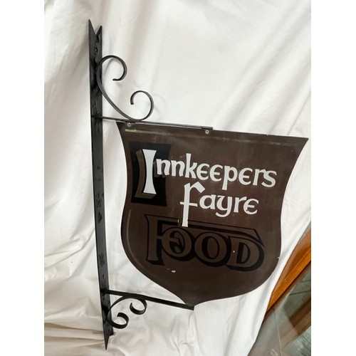 'INNKEEPERS FAYRE FOOD' WALL SIGN