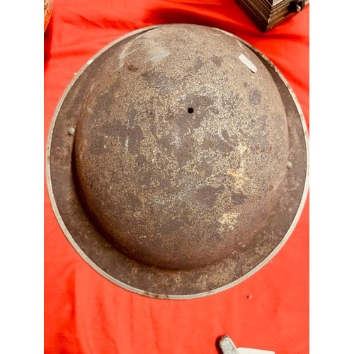 152 - VINTAGE METAL HELMET