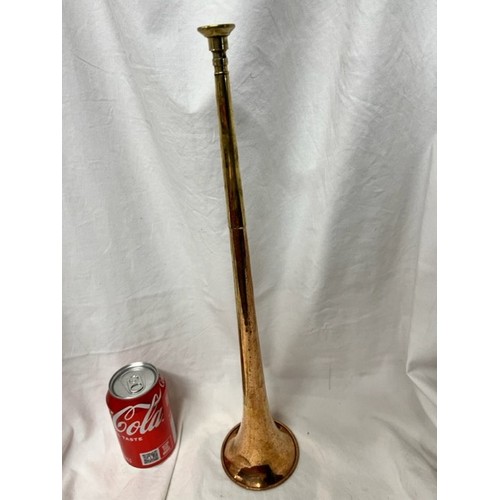 203 - COPPER & BRASS HUNTING HORN