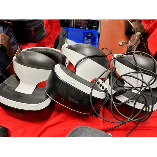 281 - 3 SONY GAMING VR HEADSETS (A/F)