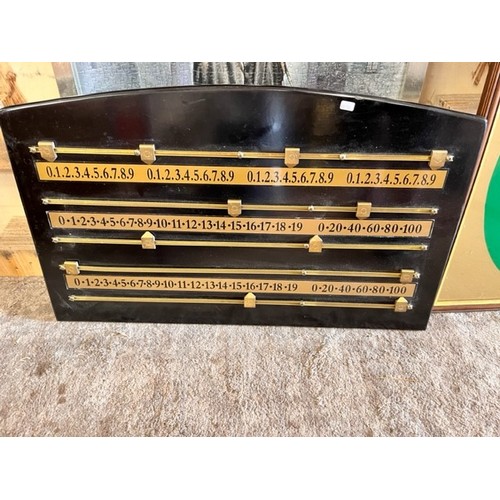 20 - VINTAGE SNOOKER SCORE BOARD