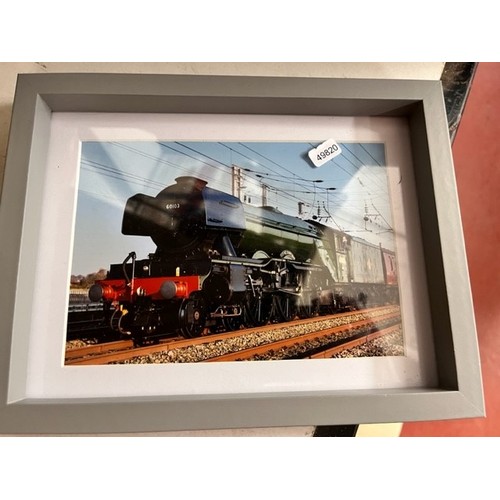 22 - FRAMED 'FLYING SCOTSMAN' PHOTOGRAPH