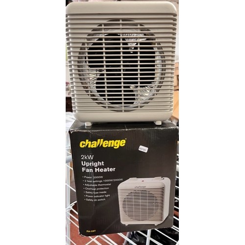 46 - BOXED & UNBOXED CHALLENGE UPRIGHT FAN HEATERS (NEW)