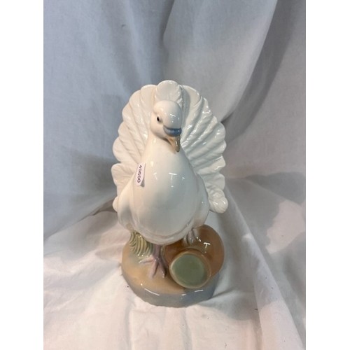 223 - SPANISH POTTERY WHITE DOVE FIGURE