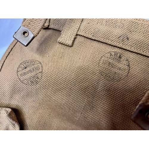 296 - WW2 DATED ARMY BACKPACK