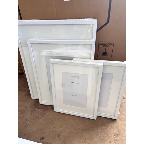 6 - BOXED HOME SET OF 5 PICTURE FRAMES