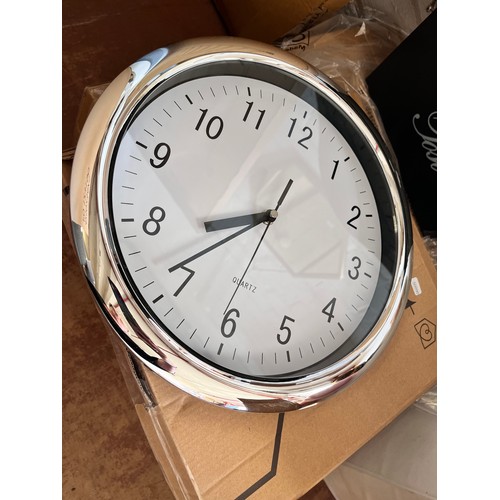 11 - BOXED HABITAT WALL CLOCK(NEW)