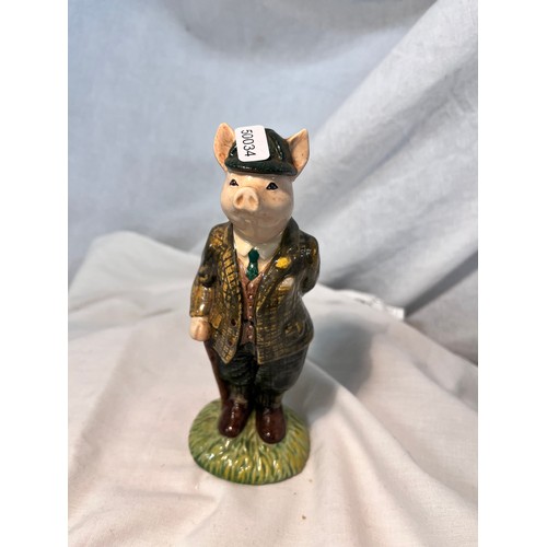 201 - BESWICK GENTLEMAN PIG FIGURE